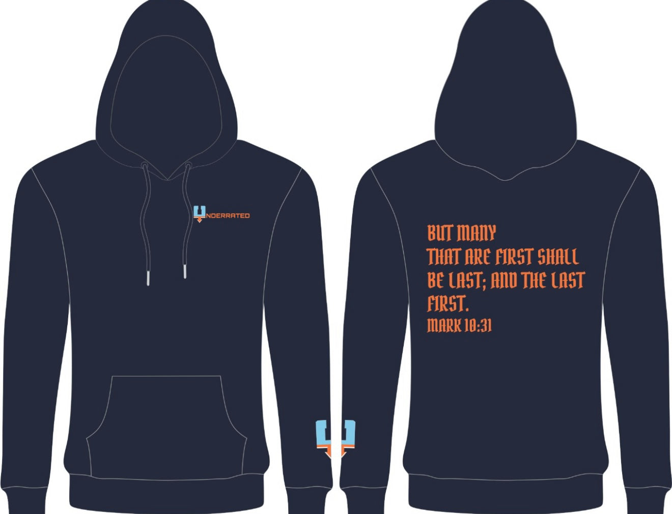 Underrated Mark 10:31 Cotton Fleece Hoodie