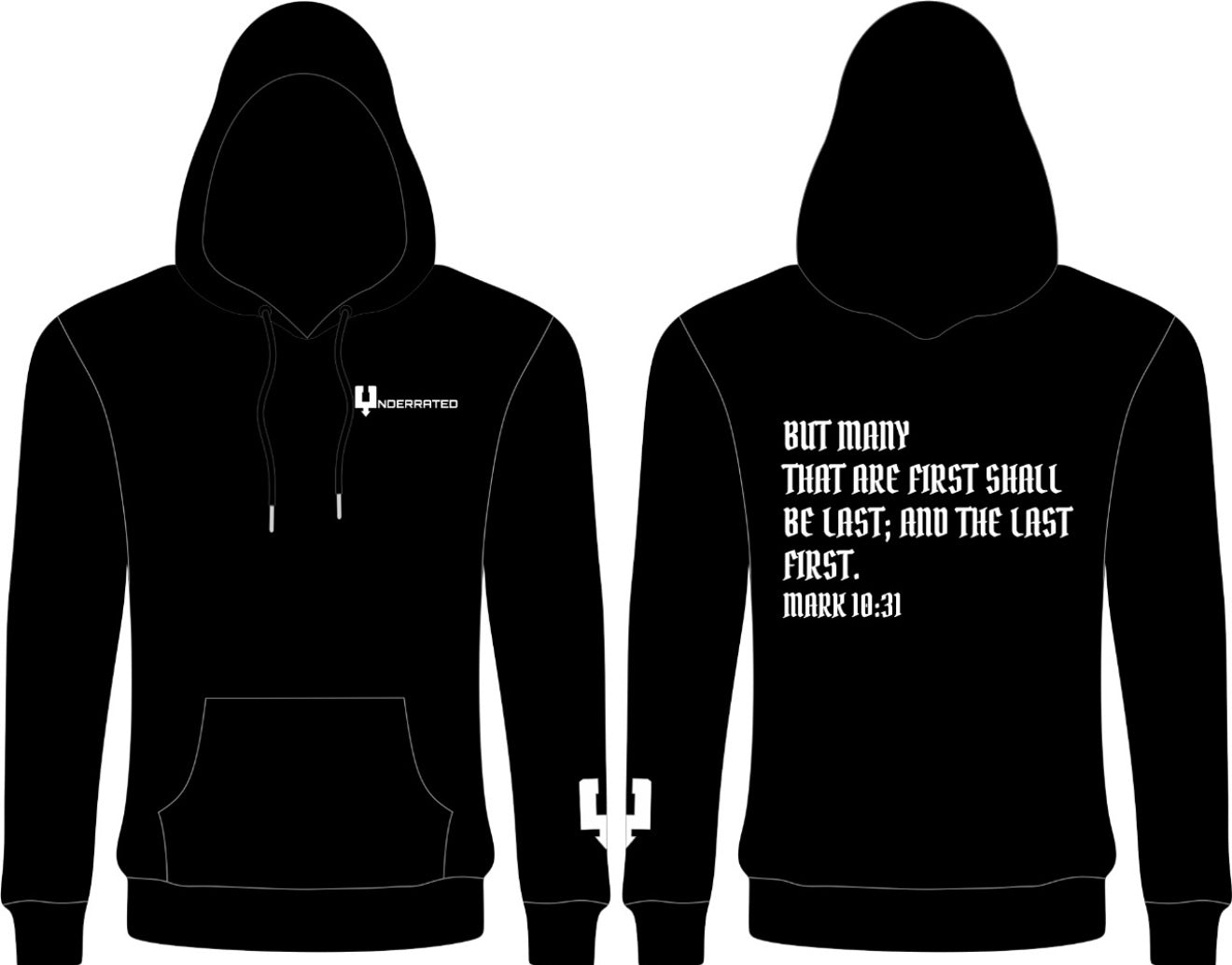 Underrated Mark 10:31 Cotton Fleece Hoodie