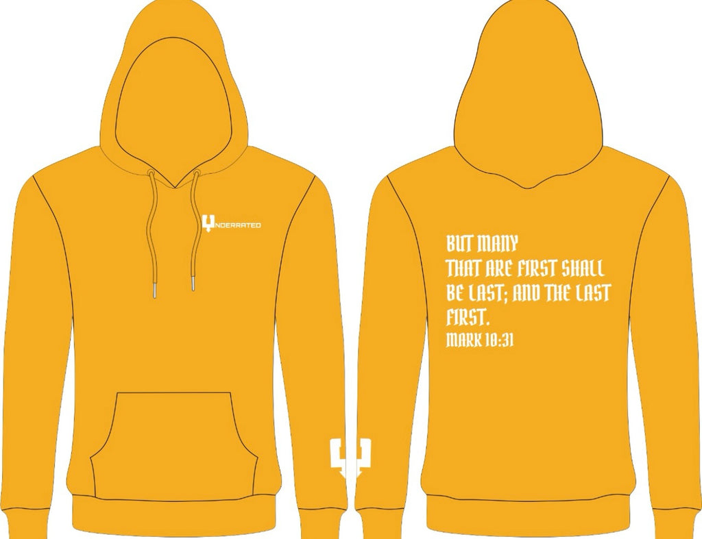 Underrated Mark 10:31 Cotton Fleece Hoodie