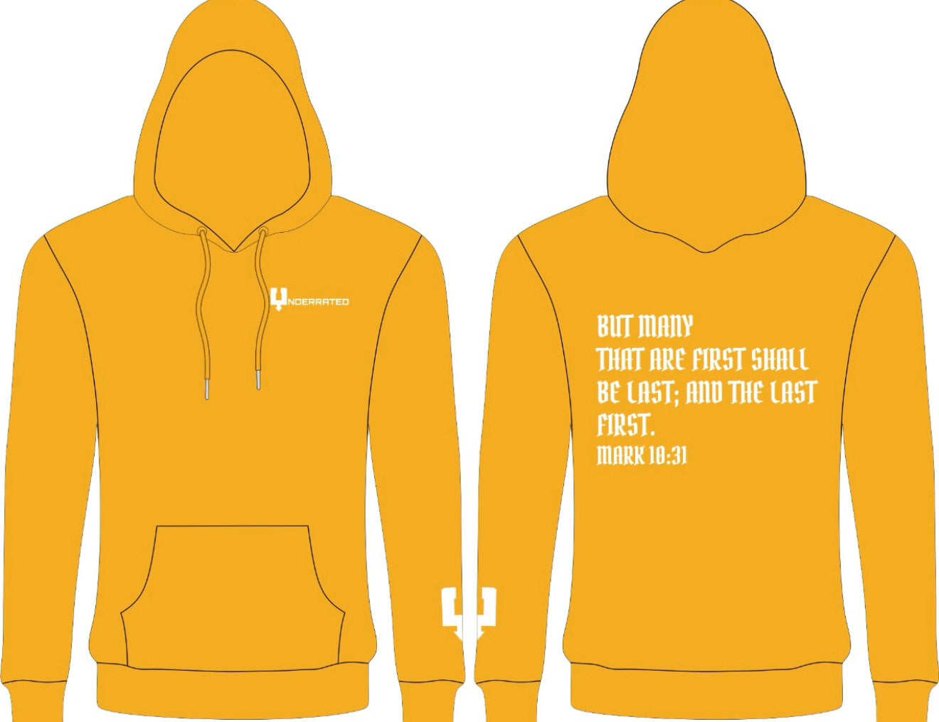 Underrated Mark 10:31 Cotton Fleece Hoodie